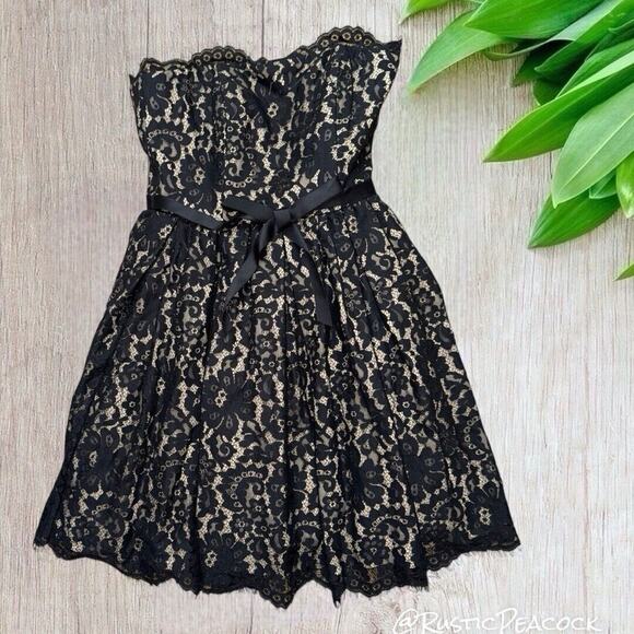 Robert Rodriguez Dresses & Skirts - Robert Rodriguez Dress Women's 2 Black Lace Prom Formal Evening Party Cocktail